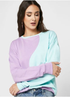 Buy Colorblock Sweatshirt in Saudi Arabia