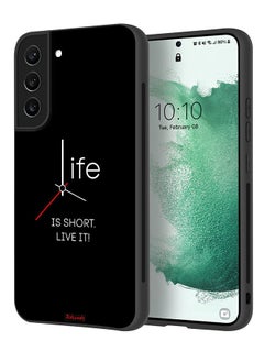 Buy Samsung Galaxy S21 FE 5G Protective Case Cover Life Is Short Live It in Saudi Arabia