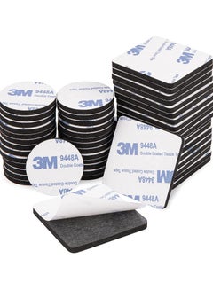 اشتري 100 Pcs Heavy Duty Double Sided Strong Adhesive Foam Pad Tape for Holding Picture, Light, Hooks, Square & Round في السعودية