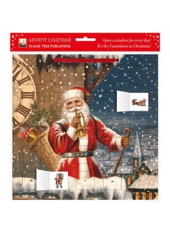 اشتري Flame Tree Publishing Snowy Santa Claus Advent Calendar (with stickers) في الامارات