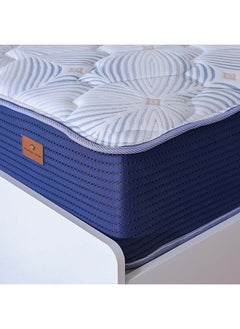 Buy Gel Memory Foam with Pocket Spring Queen Mattress Medium Soft Feel White 200x160x25cm in UAE