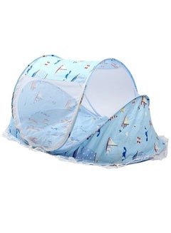 Buy Foldable Baby Mosquito Net Free Installation Comfortable Cool Mosquito Cover with Pillow Cushion (0-3 Years), Breathable and Portable in UAE