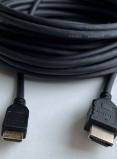 Buy 10 Meters Mini HDMI to HDMI Cable High Speed Support 4K 60Hz High Speed in UAE