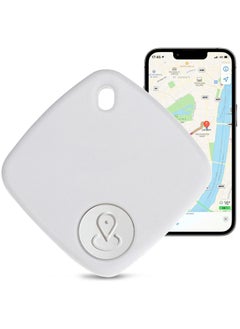 Buy Smart Tracker, Key Finder Locator Wireless Works with Apple Find My (iOS only), Anti Lost Alarm, Privacy Protection, Remote Item Finder for Kids, Pets, Suitcase, Bags, and More-White in Saudi Arabia