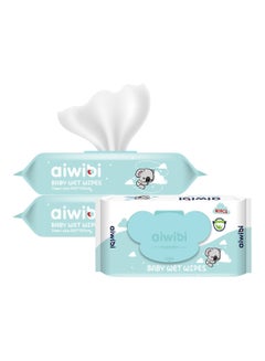 Buy Aiwibi Soft Care Baby Wet Wipes (Natural Tea Tree Oil) Pack of 3packx80pcs in UAE