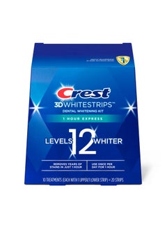 Buy Crest 3D Whitestrips, Dental Whitening Kit 20 Strips, Packaging may vary in UAE