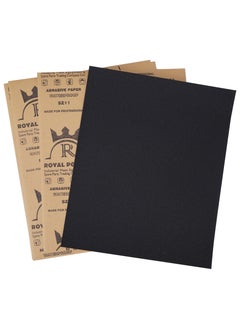 Buy Royal Power Pack of 100 Pcs P220 Abrasive Paper 9X11" Waterproof wet and dry. in UAE