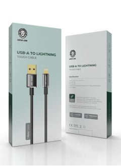 اشتري كابل جرين ليون USB-A إلى لايتنينج تاتش 1 متر 3 أمبير - أسود في الامارات