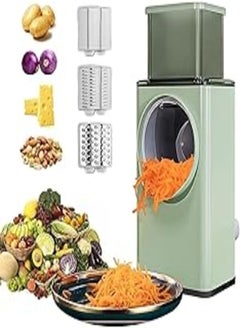 Buy H-A Mart - Rotary Cheese Grater, X Home Rotary Cheese Grater,Handheld Vegetables Slicer Cheese Shredder 3 in 1 in Egypt