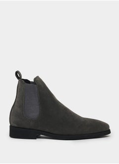 Buy Suede Accent Chelsea Ankle Boots in Saudi Arabia