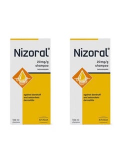 Buy Nizoral Pack Of 2 Anti dandruff Shampoo 100 ml in Saudi Arabia
