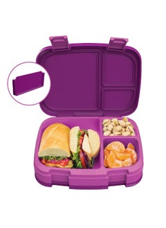 Buy Fresh 3 Compartment Lunchbox  Purple in UAE