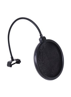 Buy Microphone Pop Filter Swivel with Double Layer Sound Shield Guard Windscreen Replacement for Blue Yeti in UAE