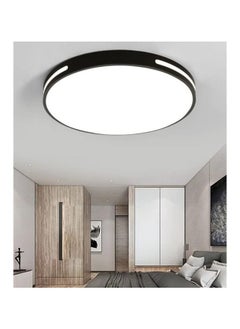 Buy A metal home ceiling spotlight with a wonderful black decorative design, 50 cm in Egypt