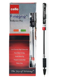 Buy 12-Piece Finegrip Ballpoint Pen Black Ink in UAE