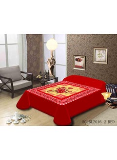 Buy 1 Ply Blanket Super Soft Royal Cloudy Blanket 160 × 220CM 6.5LBS in UAE
