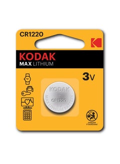 اشتري 2-Pieces KODAK MAX CR1220 Lithium 3V Batteries في الامارات