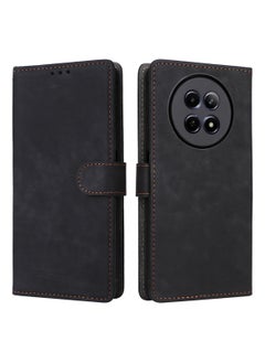 Buy Shockproof Leather Protective Phone Case Cover for OPPO Realme 12X 5G/Realme 12 5G Black in Saudi Arabia