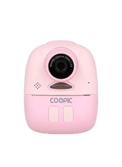 Buy Children Instant Selfie Print Photo Videos Digital Camera Pink 1080P Full-HD with Color Pens Thermal Print Papers Stickers Lanyard and 32GB Micro SD Card Not Included in UAE