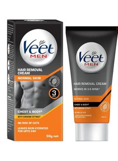 Buy Veet Hair Removal Cream for Men Normal Skin 50 gm in UAE