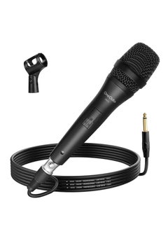 Buy ON55 Wired Vocal Microphone with 16.4ft XLR Cable and Mic Clips for Singing Live Streaming in UAE