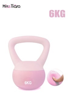 اشتري PVC Soft Kettlebell Weights Strength Training Kettlebells for Weightlifting and Core Training - 6KG في الامارات