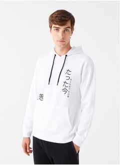 Buy Hooded Long Sleeve Printed Men's Hoodie in Egypt