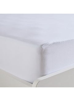 اشتري Essential Cotton Super King Fitted Sheet 200 X 200 X 36 Cm في السعودية