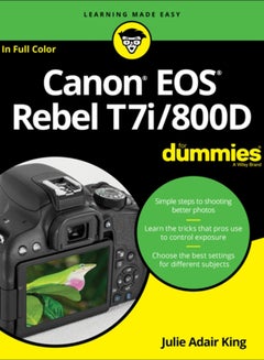 Buy Canon EOS Rebel T7i/800D For Dummies in Saudi Arabia
