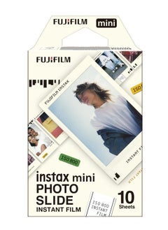 اشتري FUJIFILM INSTAX MINI P-SLIDE WW 1 Instant Camera Film, 10 Pieces, Picture (Photo Slide) في السعودية