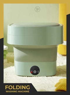 Buy Lightweight Convenient Mini Portable Folding Bucket Washing Machine for Sock, Towel , Underwear and Baby Clothes in UAE