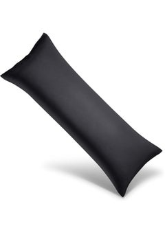 Buy Body Pillow Cover,Envelope Closure Large Pillow Cases 20x54 inch (Black) in Saudi Arabia