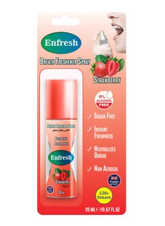 Buy Enfresh Breath Fresher Spray 20ml - Strawberry in UAE