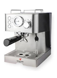 Buy MEBASHI Espresso Coffee Machine - 1.5L, 20 Bar, Stainless Steel,(960W-1140W) Commercial Grade (ME-ECM2014) in UAE