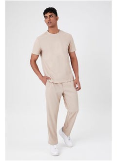 Buy Plisse Ribbed Drawstring Pants in Egypt