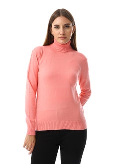 Buy Turtle Neck Regular Fit Plain Top in Egypt