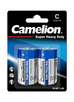 اشتري Camelion Super Heavy Duty Batteries R14/Baby/Pack of 2 في مصر