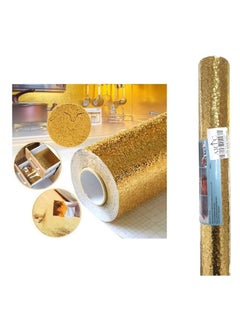 Buy ARTC Waterproof Self Adhesive Foil Sticker Gold 60x300cm in UAE