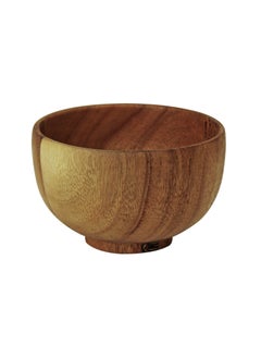 Buy Wooden Small Bowl For Nuts Candy Appetizer Snacks Olive and Salsa 13cm x 8cm in UAE