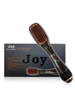 Buy Joy hair styler 1200 watts, single burner, with light-insulating and hot thermal bristles in Saudi Arabia