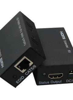 Buy keendex kx1831 HDMI Extender 3D 1.4a Over Ethernet HDMI to RJ45 Cable 60m black 1831 in Egypt
