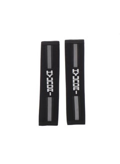 Buy Car seat belt cover and radar reflector, two pieces, With Hyundai Car Name - Black Silver in Egypt