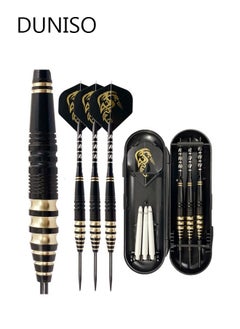 Buy Tip Darts Set PET Flights Aluminum Dart Shafts Iron Barrel Steel Tip with Storage Travel Case for Beginners or Professional Players 3pcs/Pack in Saudi Arabia