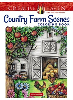 اشتري Creative Haven Country Farm Scenes Coloring Book في الامارات