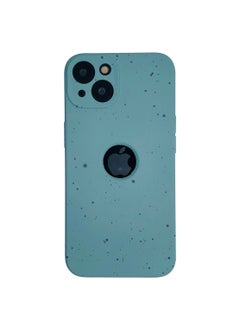 اشتري New Dotted Design Glow Feel PKK Silicone Case for iPhone 13 Light Blue في الامارات