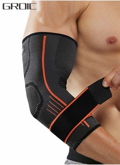 اشتري Elbow Support, Compression Support Sleeves, Compression Sports Elbow Pads, Fitness Cycling Sports Elbow Pads, Joint Pain Relief Elbow Compression Sleeves في الامارات