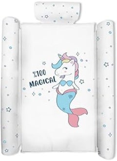 Buy Mamas Gift Unicorn Round Changing Mat, Large, White in Egypt