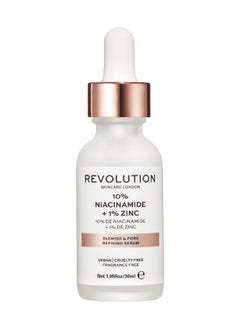 اشتري Revolution Skincare Blemish and Pore Refining Serum - 10% Niacinamide + 1% Zinc في الامارات