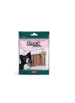 Buy Chicken And Cheese Premium Snack For Dogs 100g in UAE