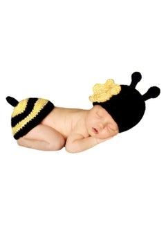 Buy Baby Photo Prop, Newborn Photography Outfits Boy Girl Clothes Knitted Crochet Photography Prop, Cute Handmade Bee Costume Unisex Set, Newborn Crochet Costume Baby Boy Photoshoot Outfits (0-3 Months) in UAE